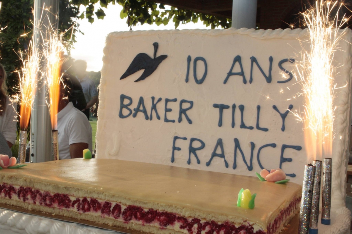 Gateau Baker Tilly France 10 ans Trophée Golf